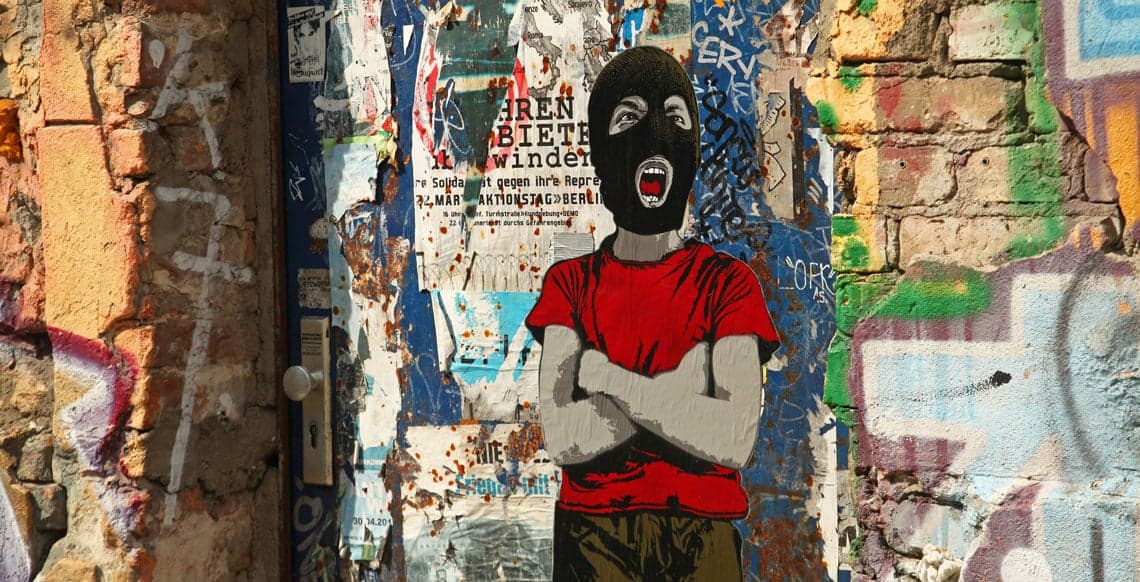 facebook just use paint graffiti wall stencil art