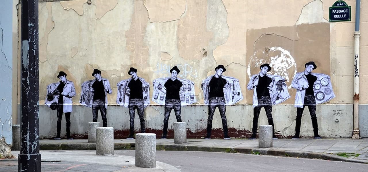 Urban Intervention and Creative Use of Public Spaces in the Work of Levalet