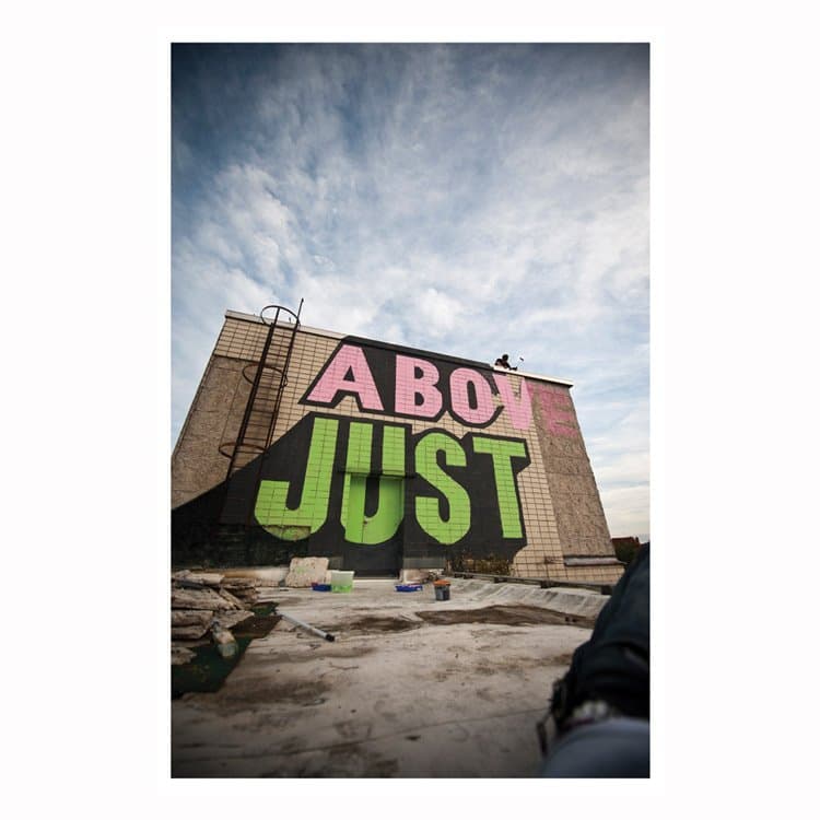 Just — ABOVE JUST mural, Berlin