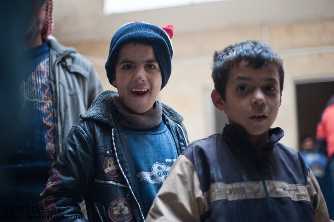 Just — Letters from Aleppo: children in Aleppo, Syria, 2012