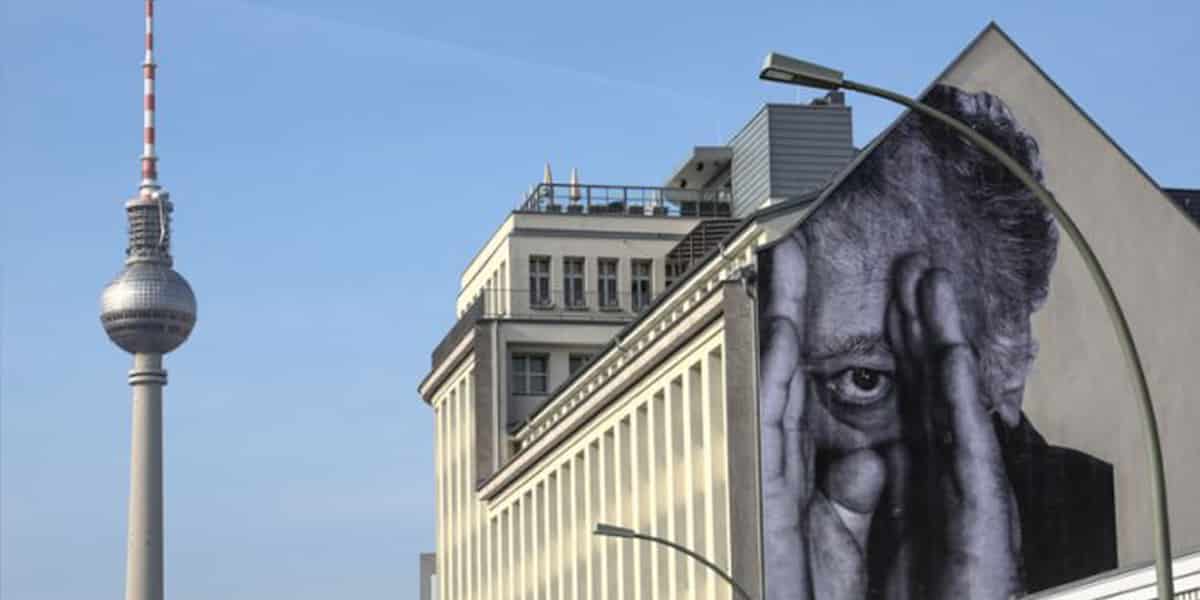 JR - Wrinkles of the City, Berlin, 2013 photographer graffiti