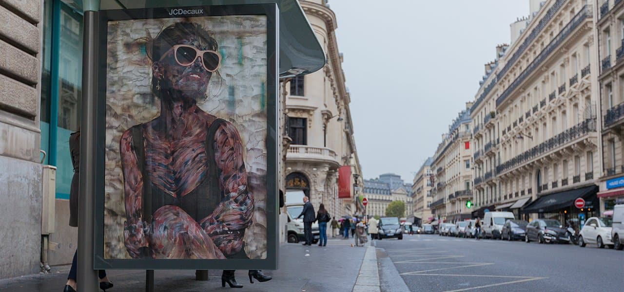 Vermibus - Unveiling Beauty, Paris, 2015 © Mark Rigney, Courtesy of the artist and OPEN WALLS Gallery