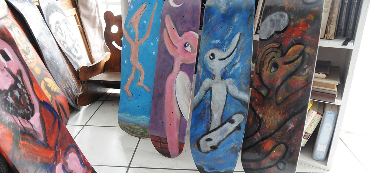 Harry Blitzstein - Paintings or Skateboards