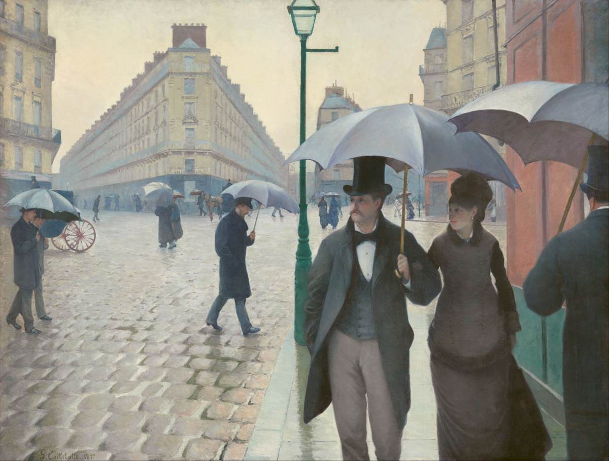 Gustave Caillebotte - Paris Street, Rainy Day, 1877 - Image via wikimedia.org
